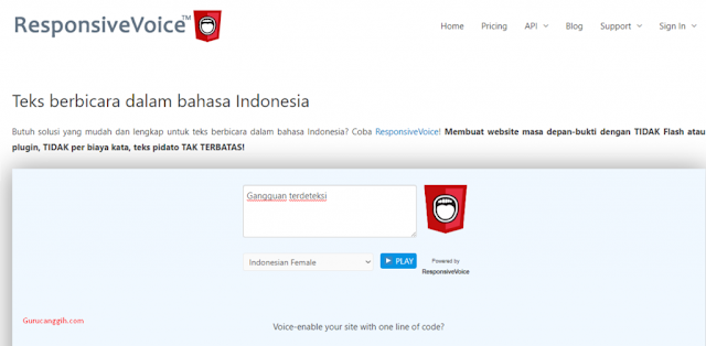 Text to Speech Online Berbahasa Indonesia