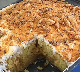 Butterfinger Ecstasy Cake 