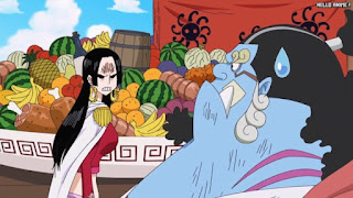 ワンピースアニメ 507話 女ヶ島 ハンコック ジンベエ | ONE PIECE Episode 507