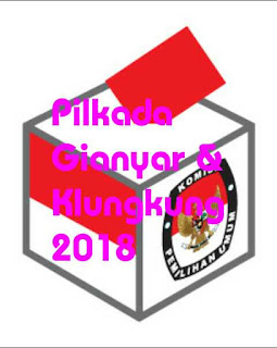 Berikut hasil hitung cepat atau quick count pemilihan bupati dan wakil bupati di Kabupaten Hasil Quick Count Pilkada Gianyar & Klungkung 2018