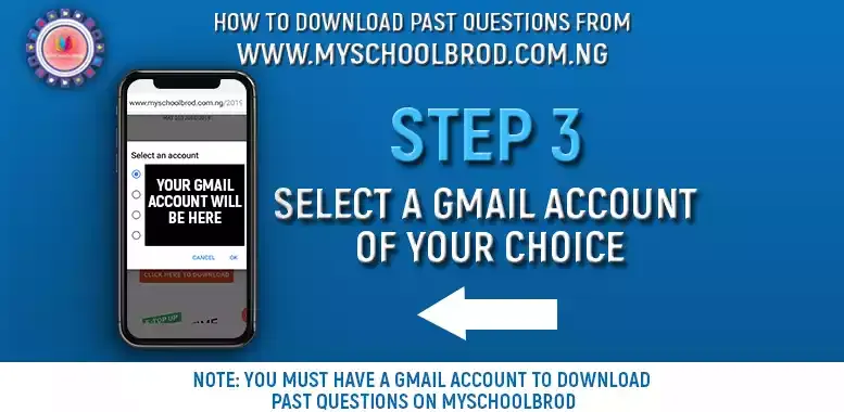 how to download past questions from myschoolbrod website - step 4