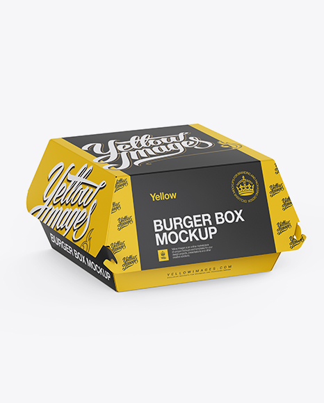 Download Paper Burger Box Mockup - Free PSD Mockups Smart Object and Templates to create Magazines, Books ...