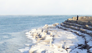 Promontory Point in February