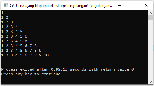 Belajar Pengulangan atau Looping pada C++