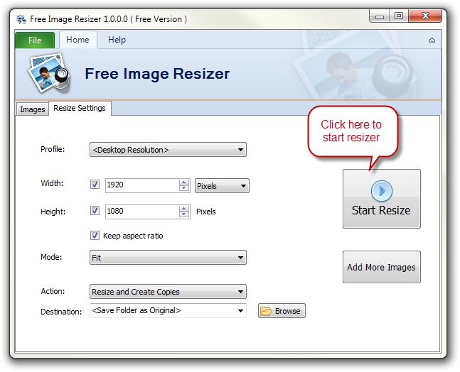 Ubah Ukuran Gambar dengan Free Image Resizer - Download 