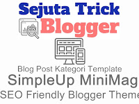 SEO Blogger Template Simple SimpleUP MiniMag