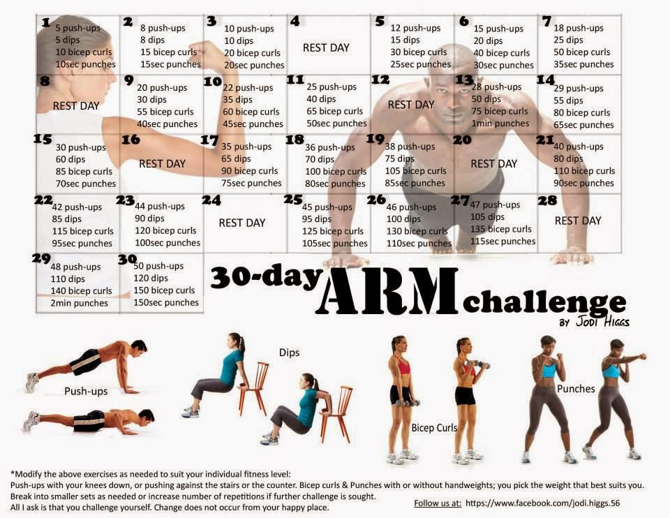 21-Day Arm Workout Challenge
