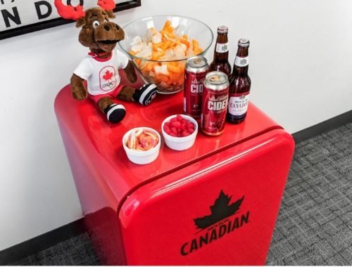 Olympics Molson Canadian Mini Fridge Contest