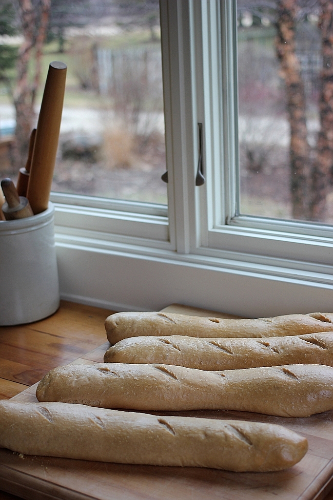 big families and French bread...