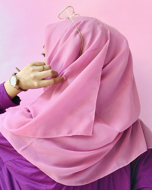 tutorial hijab square