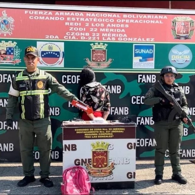 GNB atrapó mujer con marihuana y cocaína en Las González