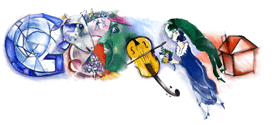 logo google naissance de chagall