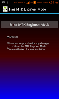  MTK Engineer Mode