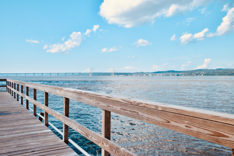 The Piermont Pier, in Piermont, NY, is an easy day trip from New York City. | Ms. Toody Goo Shoes