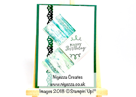 #stampinforall card sketch challenge Using Stampin' Up!® Tranquil Textures