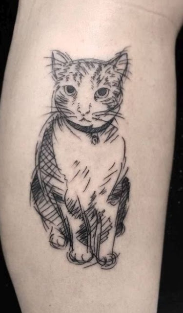 Tatuagens femininas de gatos