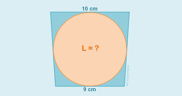 Permainan Matematika Geometri Dimensi Tiga  Teka Teki Geometri: Lingkaran dalam Trapesium Sama Kaki