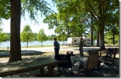 Patio view from site 41