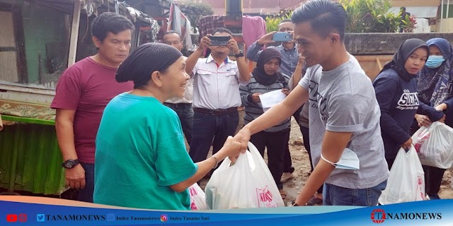 Andi "Sultan" Bantu Korban Banjir di Puhun Tembok