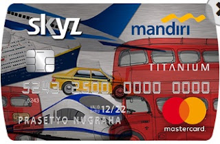 Gambar Kartu Kredit Mandiri Skyz Card 