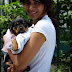 anarkali akarsha with Dog 