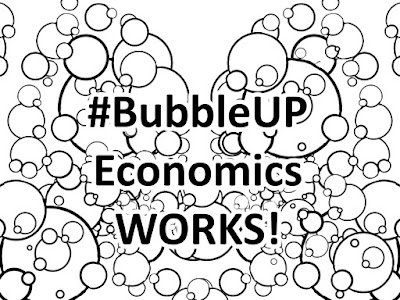 BubbleUP Economics Works - Raise the Minimum Wage to 15 Dollars an Hour - Free Coloring Book Art by gvan42