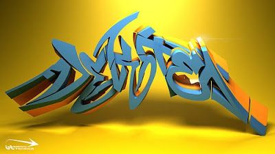 graffiti alphabet, graffiti letters, 3d graffiti