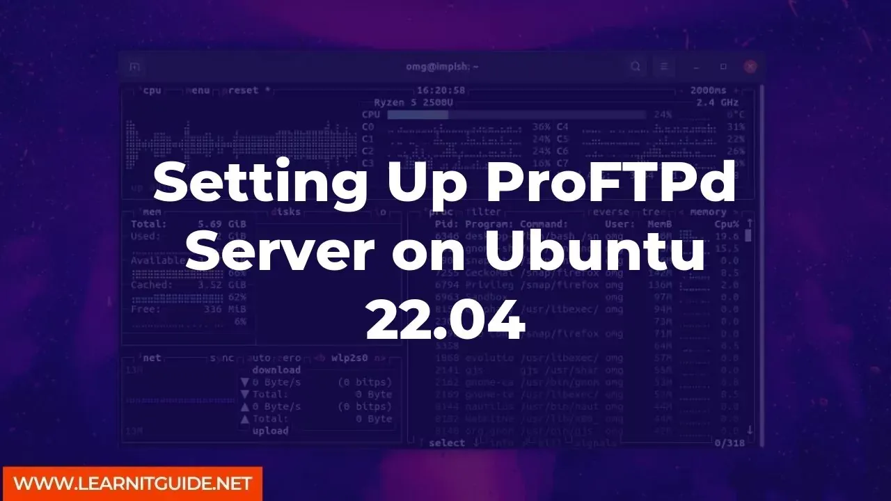 Setting Up ProFTPd Server on Ubuntu 22.04