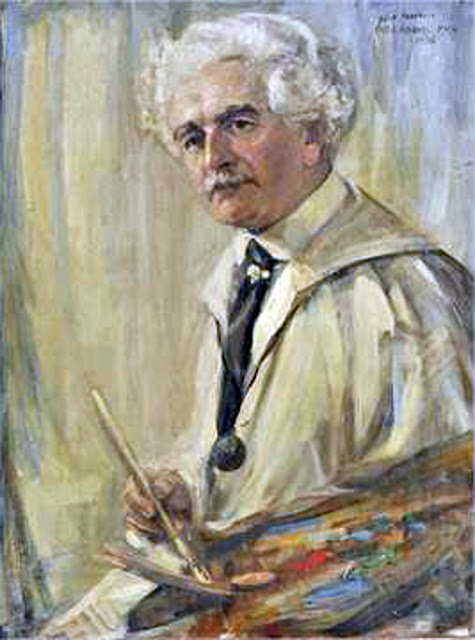Adams Christopher, Self portrait, Portraits of Painters, Fine art