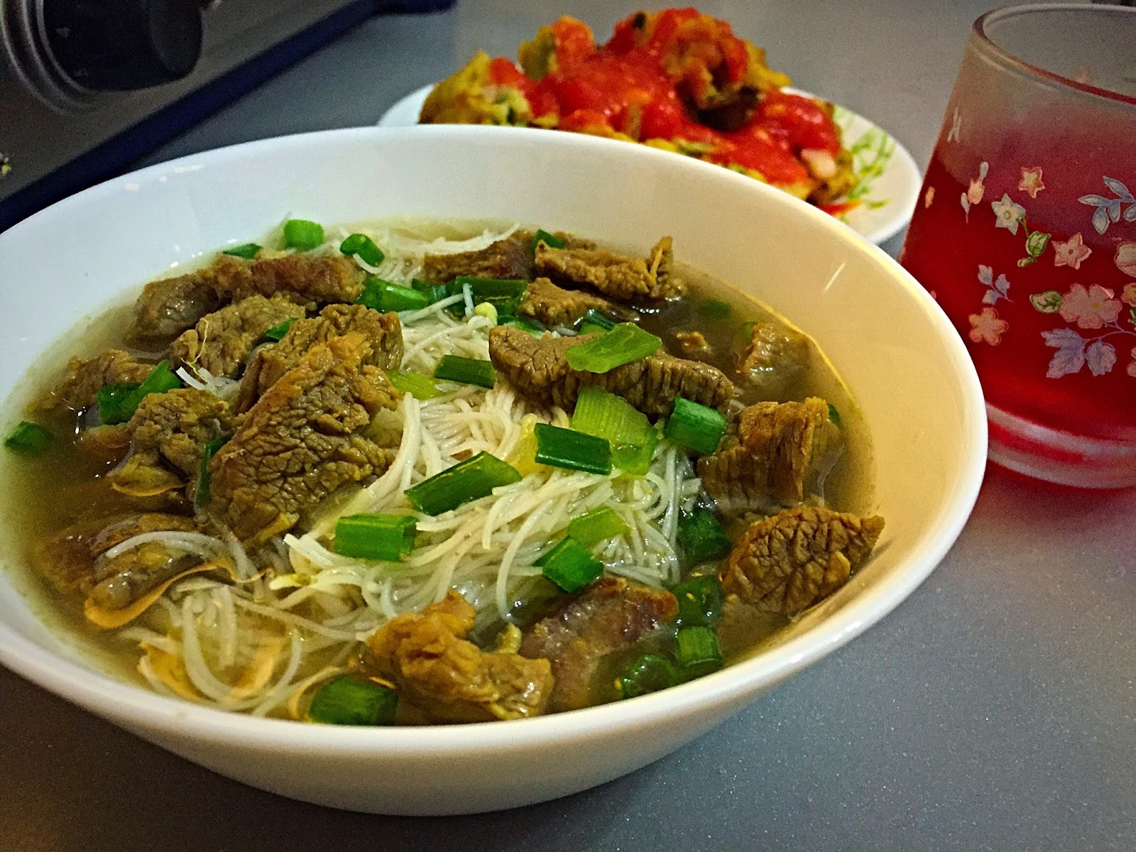 Bihun Sup Utara dan Cucur Udang Yang Sangat Sedap 