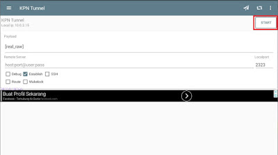 Cara Akses Internet Gratis Selamanya Menggunakan KPN Tunnel Di Hp Android Terbaru 