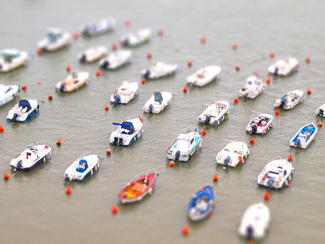 jiemve, tilt-shift, bateaux