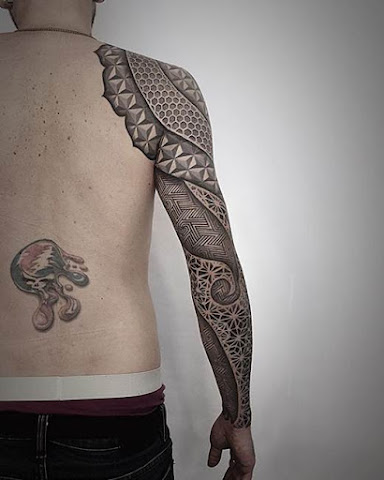 Bold Geometric Tattoos By Brandon Crone