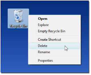 how to delete recycle bin,delete Recycle Bin,recycle bin deleted