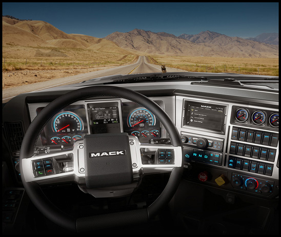 Mack Anthem Driver Dashboard