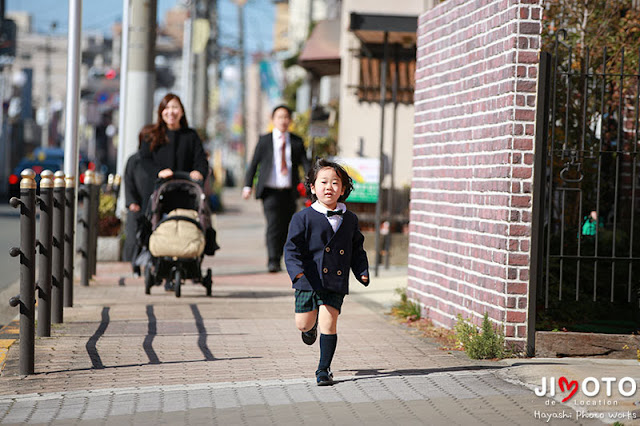 鶴見神社でのお宮参出張撮影