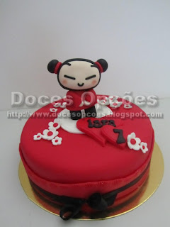 bolo aniversário pucca