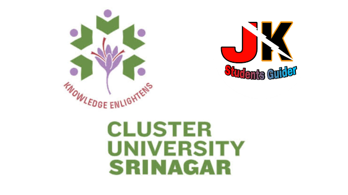 Cluster University Srinagar 3+1 Year Honors Program 2nd Selection List Released : Download Here