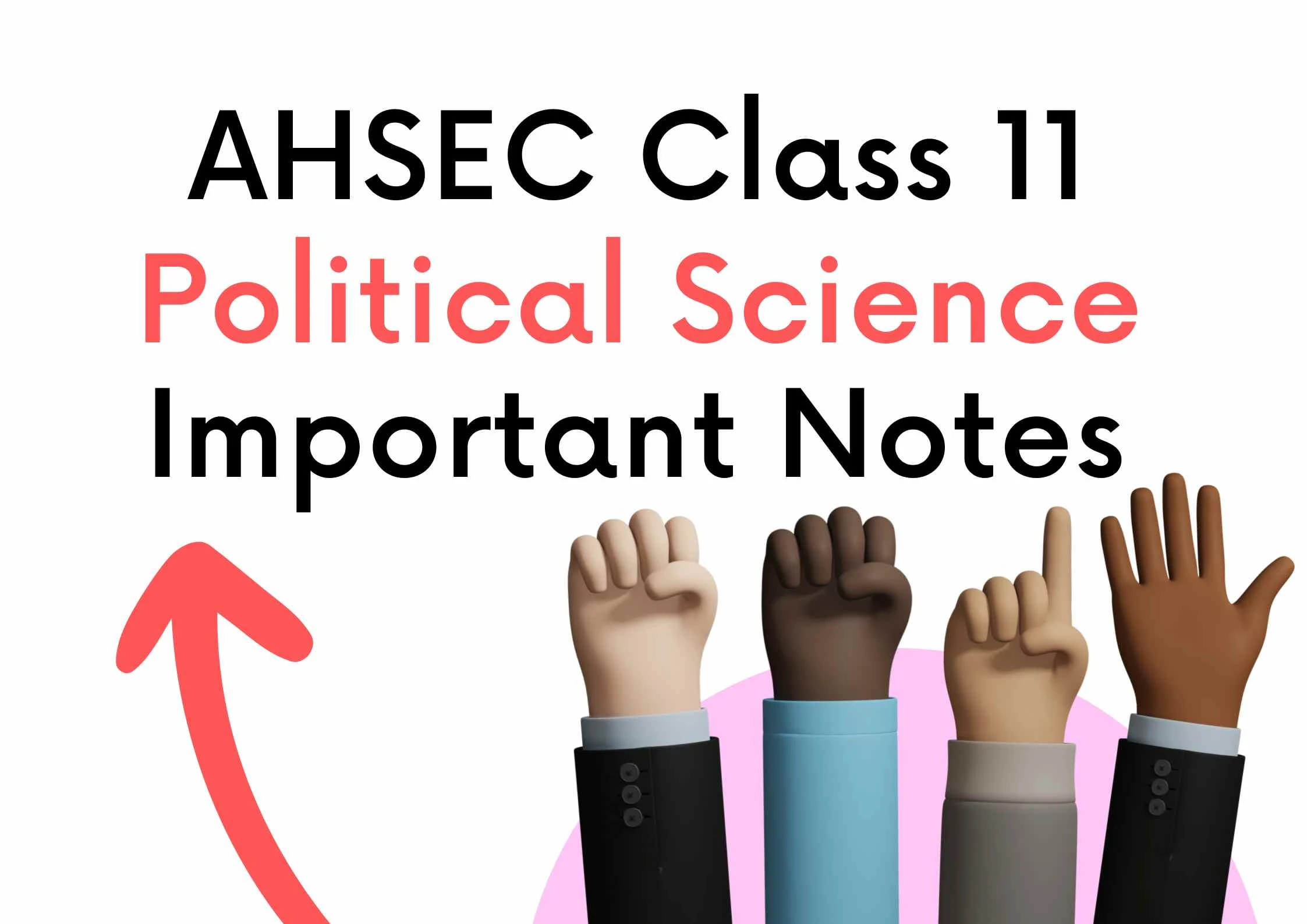 AHSEC Class 11 Political Science , HS 1st Year Political Science Solution 2024,2025, Assam Board Class 11 Political Science Important Questions Answers