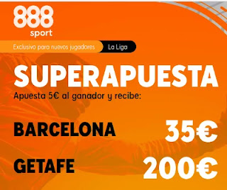 888sport superapuesta Barcelona vs Getafe 22-4-2021