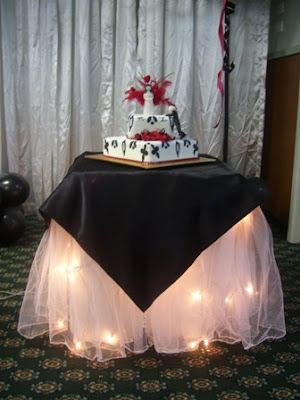 Cake Table Bridal Table and Backdrop