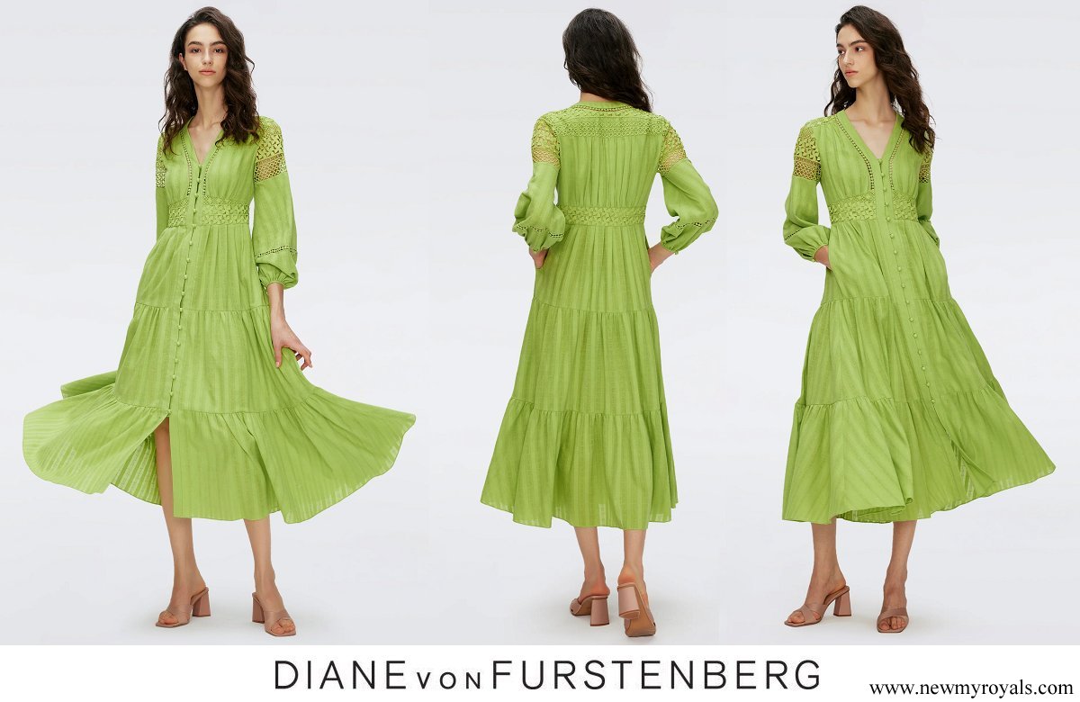 Queen-Mathilde-wore-Diane-von-Furstenberg-Gigi-Cotton-Dress-in-Chartreuse.jpg
