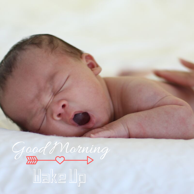 Good Morning Images With sleeping Baby 