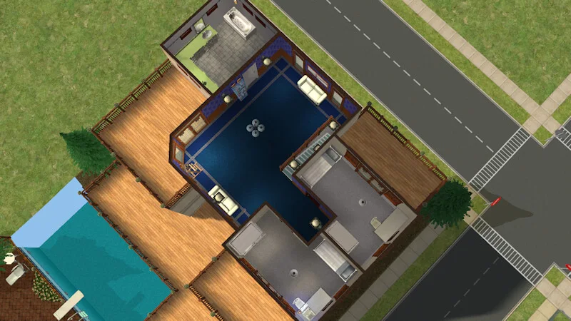 The Sims 2 Residential Lot