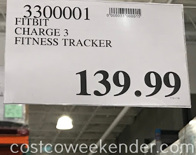 Deal for the Fitbit Charge 3 Advanced Fitness Tracker at Costco