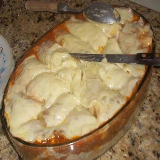 escondidinho de carne moída