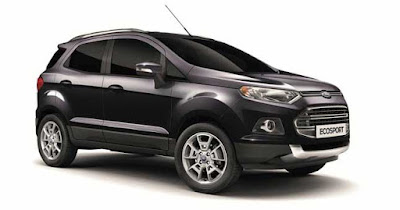 New 2016 Ford EcoSport Black view crossover