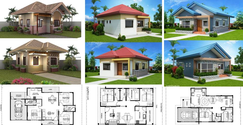  3 Affordable Small Contemporary House Plans  Decor Units