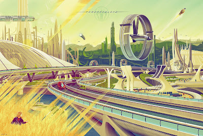 Tomorrowland Standard Edition Screen Print by Kevin Tong