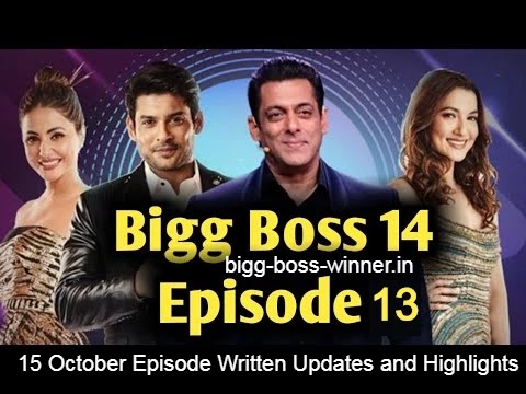 15 October episode details, Bigg Boss 14 episode 13 written updates and full highlights